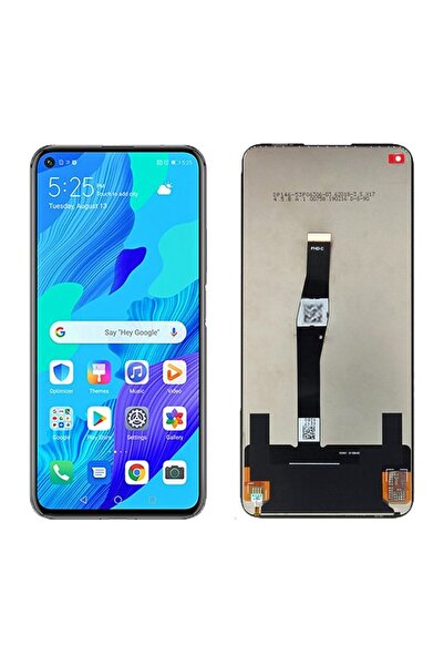 Huawei Nova 5t Uyumlu Lcd Ekran Dokunmatik Siyah Çıtasız