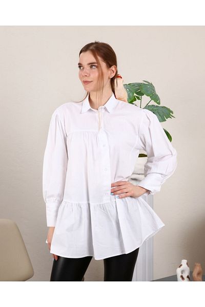 BAJAR Skirted Tunic - Side Gathered, Araboy Model
