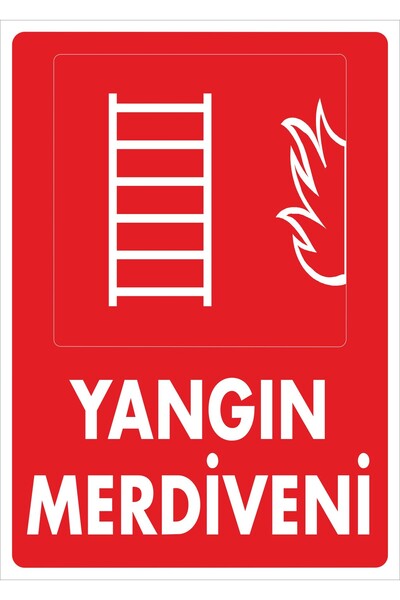 ChicArt Design Studio Fire Escape Digital Uv Foil Printing Warning Label Sticking Sticker 25X35