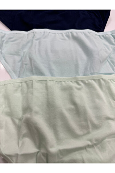 Eros Set de chiloți de damă din bumbac de bază din 3 piese