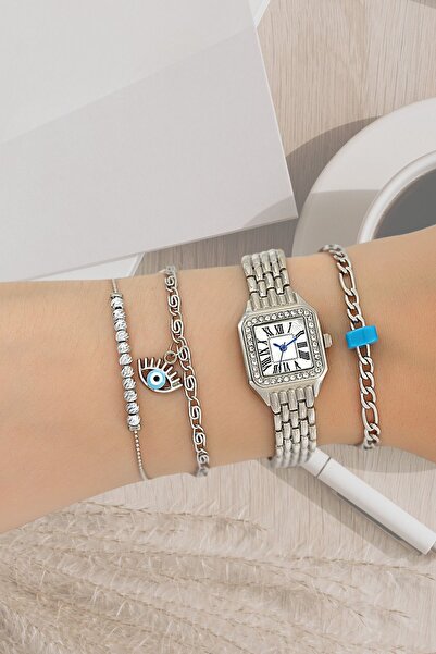 polo55.sport.1855 Silver Stone Minimal Metal Women's Wristwatch