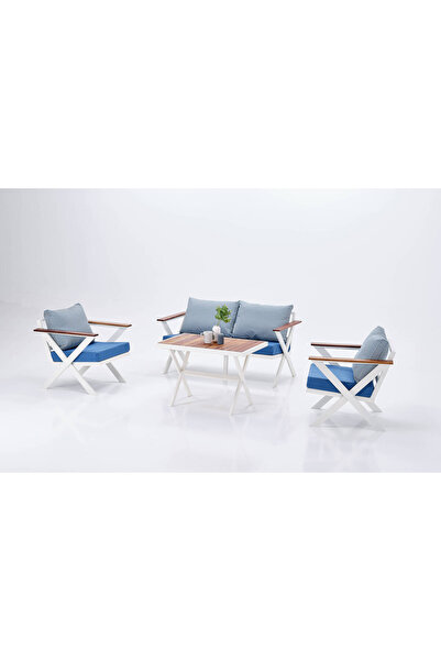 MİLLE GARDEN BAHÇE MOBİLYALARI AZUR 2+1+1 Bahçe Takımı