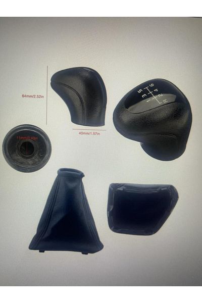İst-Oto Deluxe Car Gear Shift Knob Set Sprinter(w906) 6 Speed set