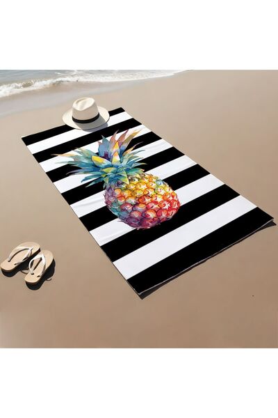Evmila 75x150 cm Printed Beach Towel - For Pool and Bath