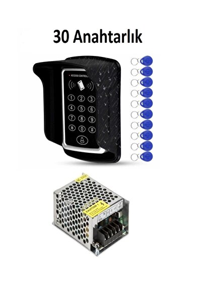 SONEX Rfıd Şifreli Kapı Kilidi - Koruyucu Kapak - Adaptör - 30 Tag