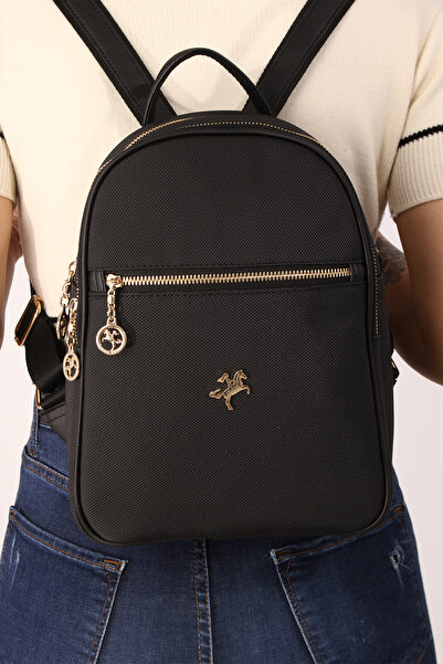 By Hakan NAS 1287 Yazili - Жіноча сумка через плече, Lacos Чорна