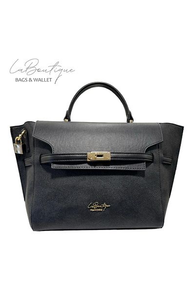 LA BOUTIQUE Geantă neagră LB 8092