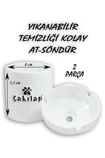 Çakilap Seat Leon Mk3 - Porcelain Printed Horseshoe Ashtray (KL-OTMBL-SEAT)