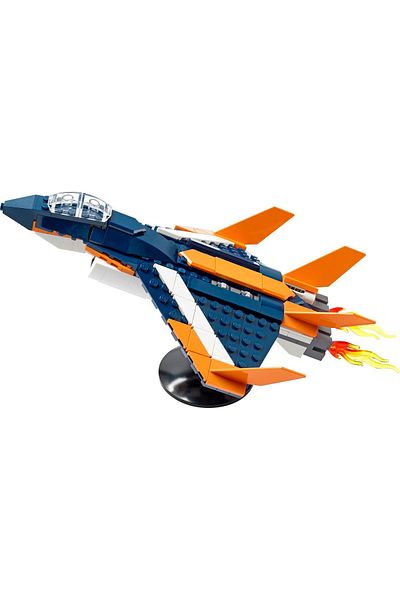 LEGO Creator 3 Supersonic Jet 31126 - Toy Construction Set for Ages 7 and up (215 Pieces)