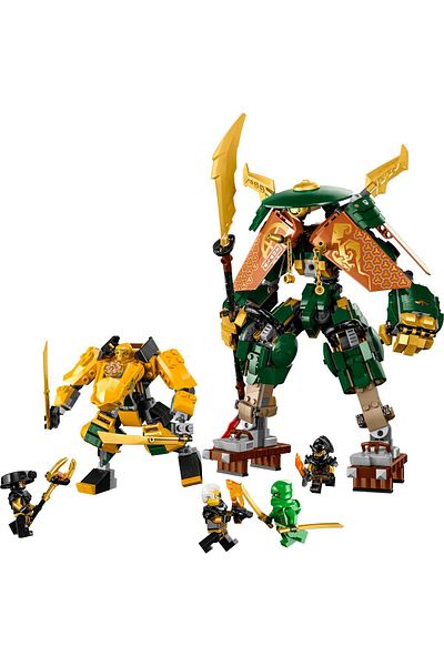 LEGO NinjaGO Lloyd and Arin Ninja Robot Team - 71794 Kids Construction Set (764 Pieces)
