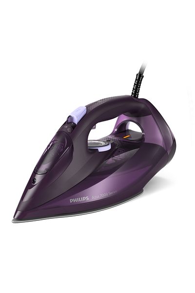 Philips 7000 Series HV Steam Iron - Dark Purple, 2 Years Warranty DST7051/36