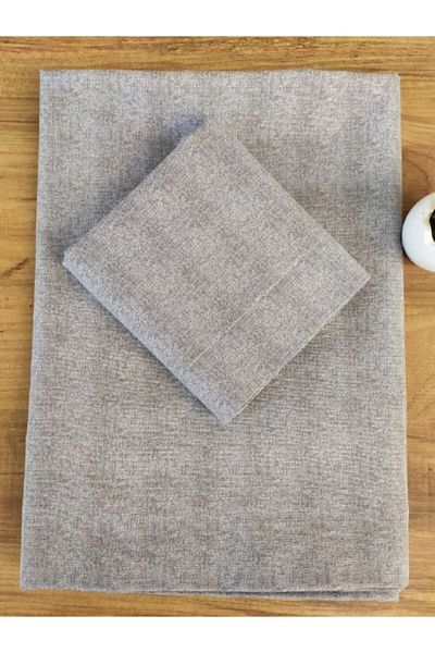 Çeyiz Bahçesi Gray Single Sheet Set 160 X 240