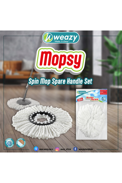 Weazy Yuvarlak Mop Yedeği