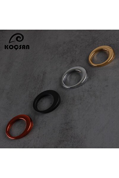 KOÇSAN Side Ring Chrome 32 mm Handle Luxury Country Kitchen Furniture Cabinet Drawer Handle
