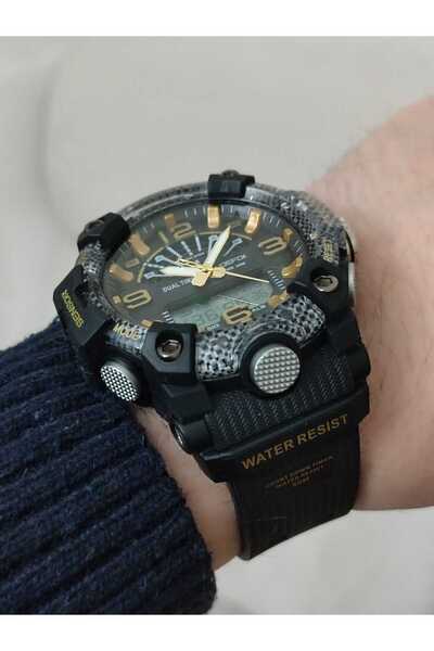 Joefox Men's Wristwatch Digital Analog Silicone Cord 1252