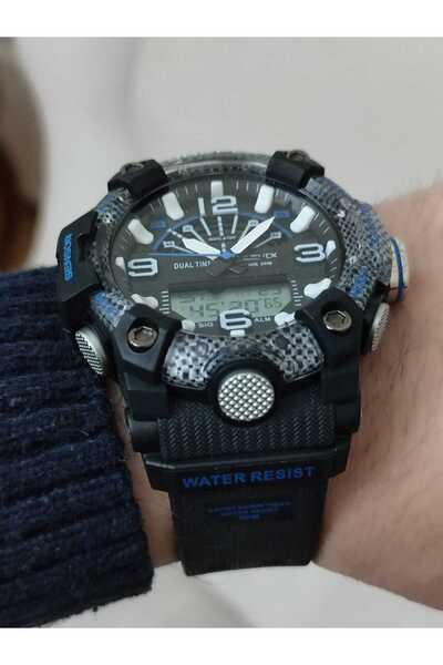 Joefox Men's Wristwatch Digital Analog Silicone Cord 1251