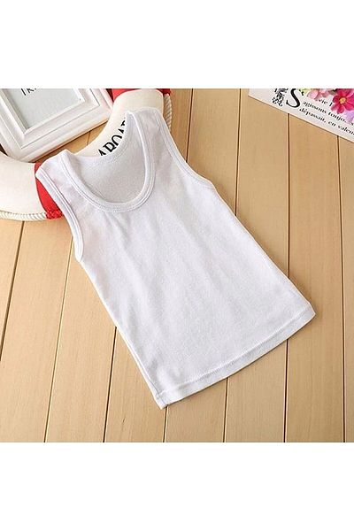 Tezzgelsin Boy's Double Set Cotton Combed 6 Undershirts 6 Boxers