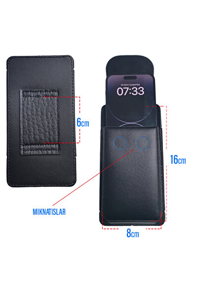 VİZYON Xiaomi Redmi 8a Kılıf Kemer Kılıfı Kemere Takılan Suni Deri Kılıf