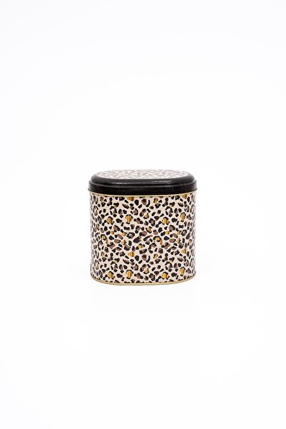 EVLE Er004-v4 Leo Patterned Oval Metal Storage Container 11x15 Cm