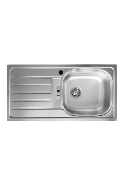 Artenova Counter Zero Linen Textured D-t 86x43.5 Left Sink