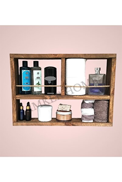 IMKER HOME Dekoratif Özel Tasarım Banyo Dolabı Çok Amaçlı Ahşap Duvar