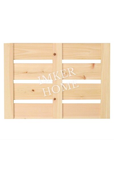 IMKER HOME Dekoratif Masif Ahşap Paspas Altlık Kapı Önü Paspası