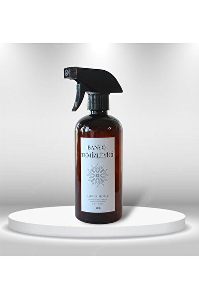 IMKER HOME Amber Kahverengi Fısfıslı Banyo Temizleyici Şişesi 500Ml Banyo Mut...