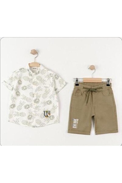 skycott Хлопчачий комплект з сорочкою з принтом ананаса та капрі (2-9 років) ...