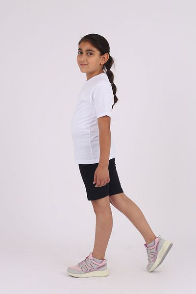 Çiggo Kids Colanți scurti de vară din bumbac și lycra de bază pentru copii