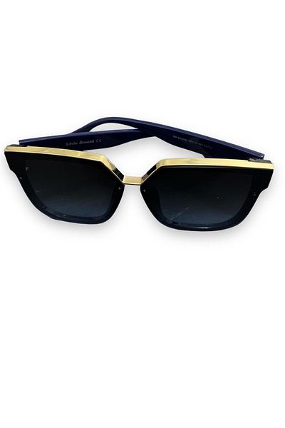Silvio Monetti Navy Blue Degrage UV400 Women's Sunglasses -615249