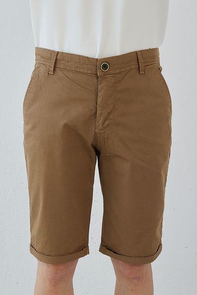 RAVANELLI Pánské kraťasy Gabardine Cotton Slim Fit Chino – pro volný čas
