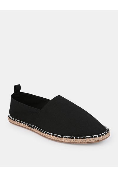 Styli Canvas Espadrille with Contrast Jute Sole