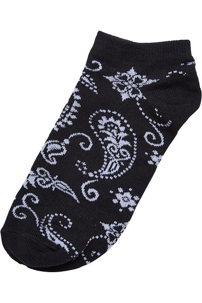 Urban Classics Unisex Füßlinge mit Bandana-Muster, 5er-Pack