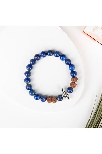 Mitr Natural Lapis Lazuli Stone Bracelet