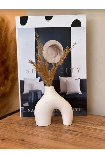 civetta 3-Piece Minimal Scandinavian Style Vase Set - Bohemian, Pinterest, Decorative, Object, Pampas Vase