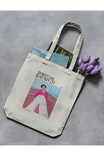 redame HarryStylesSpiritualBadBitchUnisexTote Bag