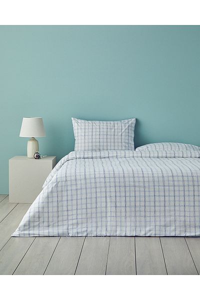 English Home Coastal Treasures Blue Single Duvet Cover Set