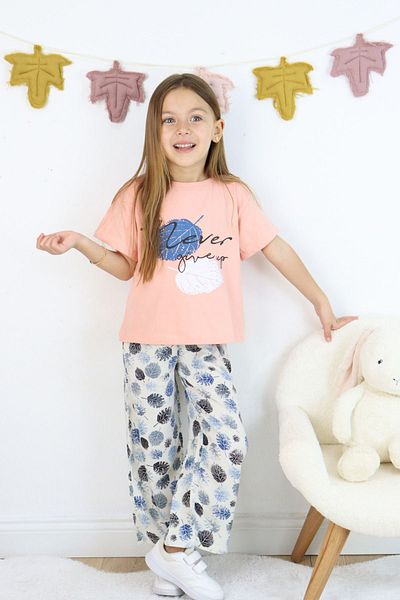 Harika KIDS Girl's Comfortable Bottom-Top Suit Set