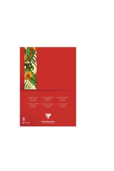 Clairefontaine Etival A5 300 Gram Coldpres Üstten Spiralli 15 Yaprak Çizim Bl...