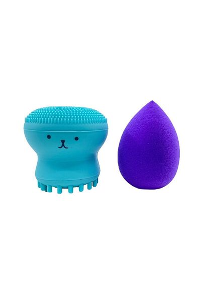 SHAKA 2-Piece Makeup And Face Washing Sponge (yrc-021)