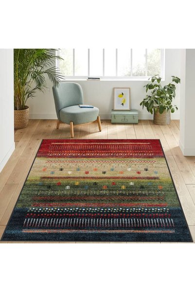 Eliana Home Dijital Baskı Yıkanabilir Kaymaz Taban Salon Halısı Ve Yolluk LNA...