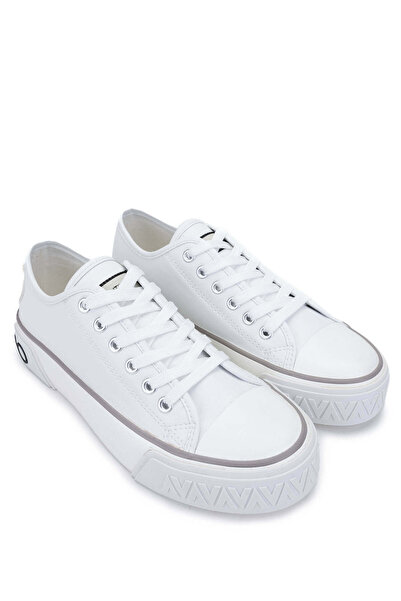 Mario Valentino Kadın Hakiki Deri Beyaz Sneakers