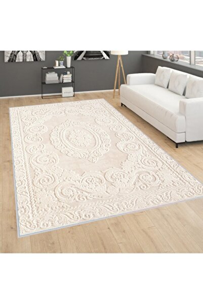 Eliana Home Dijital Baskı Yıkanabilir Kaymaz Taban Salon Halısı Ve Yolluk LNA...