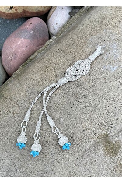 KAZZAZE شرابة فضية من Kazaziye مناسبة لجميع المسبحة بزخارف اللانهاية