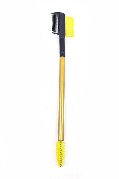 SHAKA Gold Two Tip Eyebrow Eyelash Brush