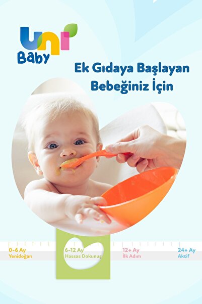Uni Baby Avantaj Seti - Hassas Dokunuş 12'li Islak Mendil Bebek Şampuanı 700 ml