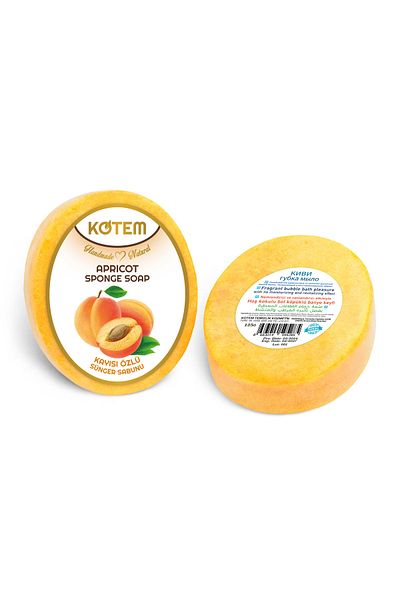 paksa 125 Gr Skincare Moisturizing Shower Soap - Natural Apricot Extract, Sponge