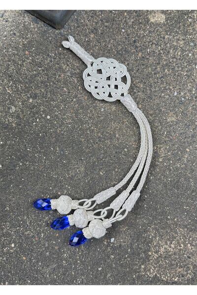 KAZZAZE Казазие Любовна възел и циркон камък Детайлни три капки сребърни моли...