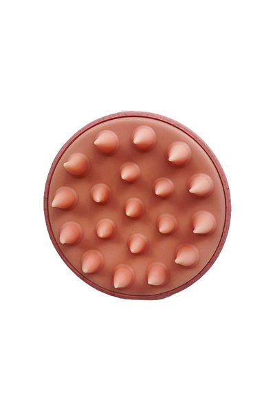 SHAKA Pink Silicone Hair Brush Shower Comb Soft Silicone Hair Wash & Scalp Massage Comb As-944