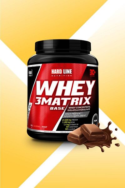 Hardline Hardline Whey 3Matrix Base Chocolate Flavored 908 Gr Protein Powder